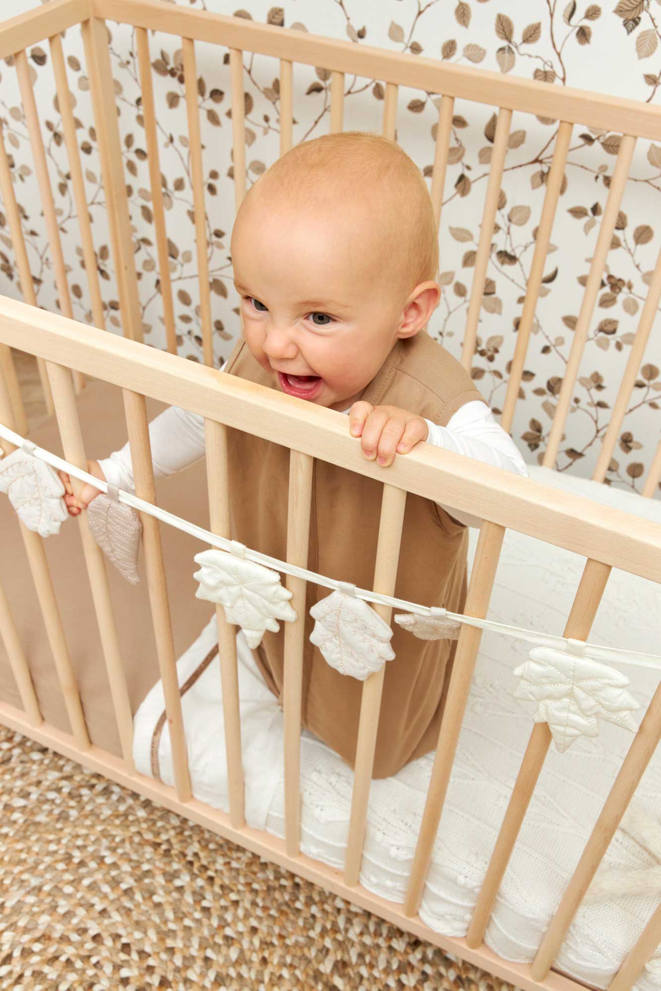 Babydecke Romantische Blume