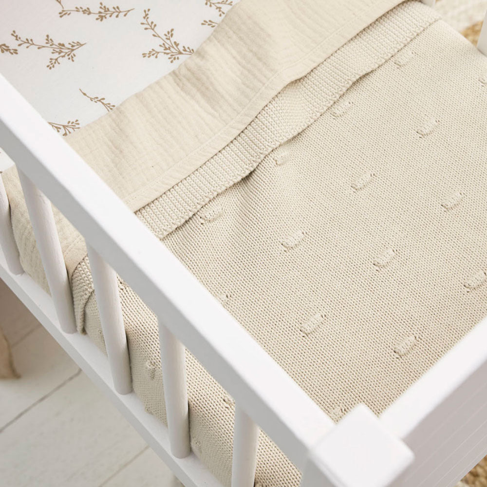 Babydecke in beige von der Marke Meyco Baby
