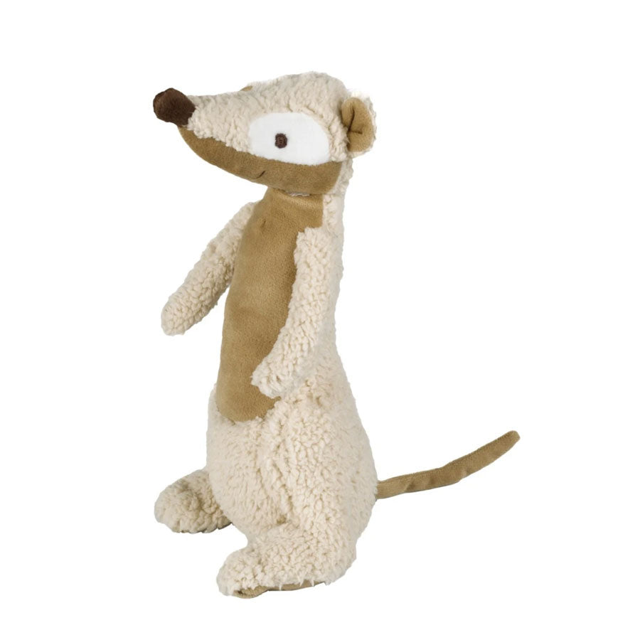 Kuscheltier Erdmännchen in der Farbe beige mit braunen Detail