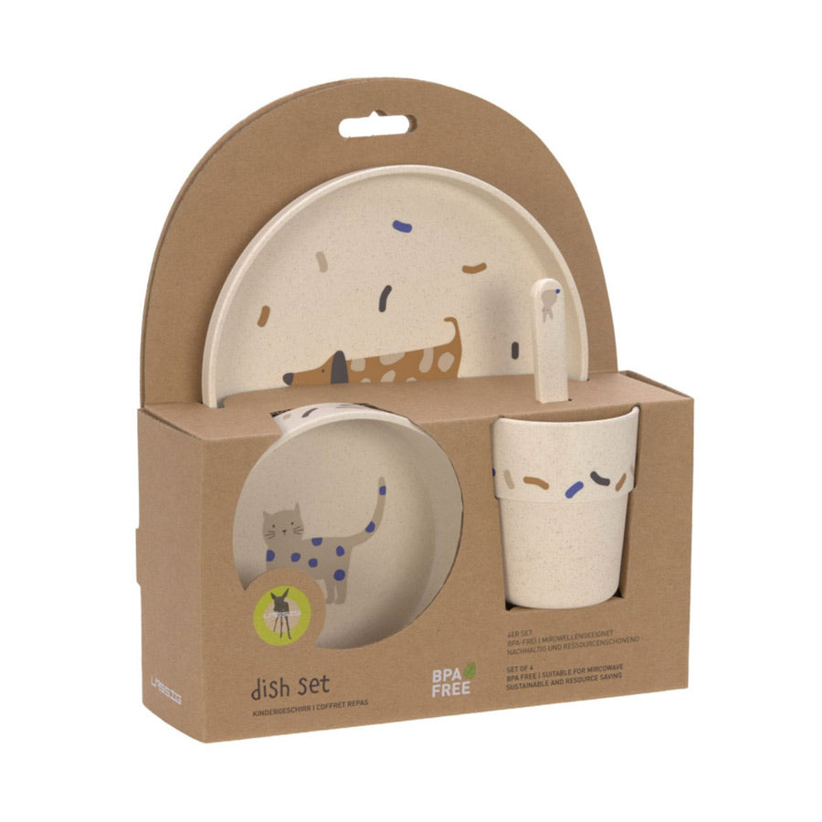 Das 4-teilige Set kommt in einer nachhaltigen Geschenkverpackung und eignet sich somit perfekt als Geschenk für Kinder.