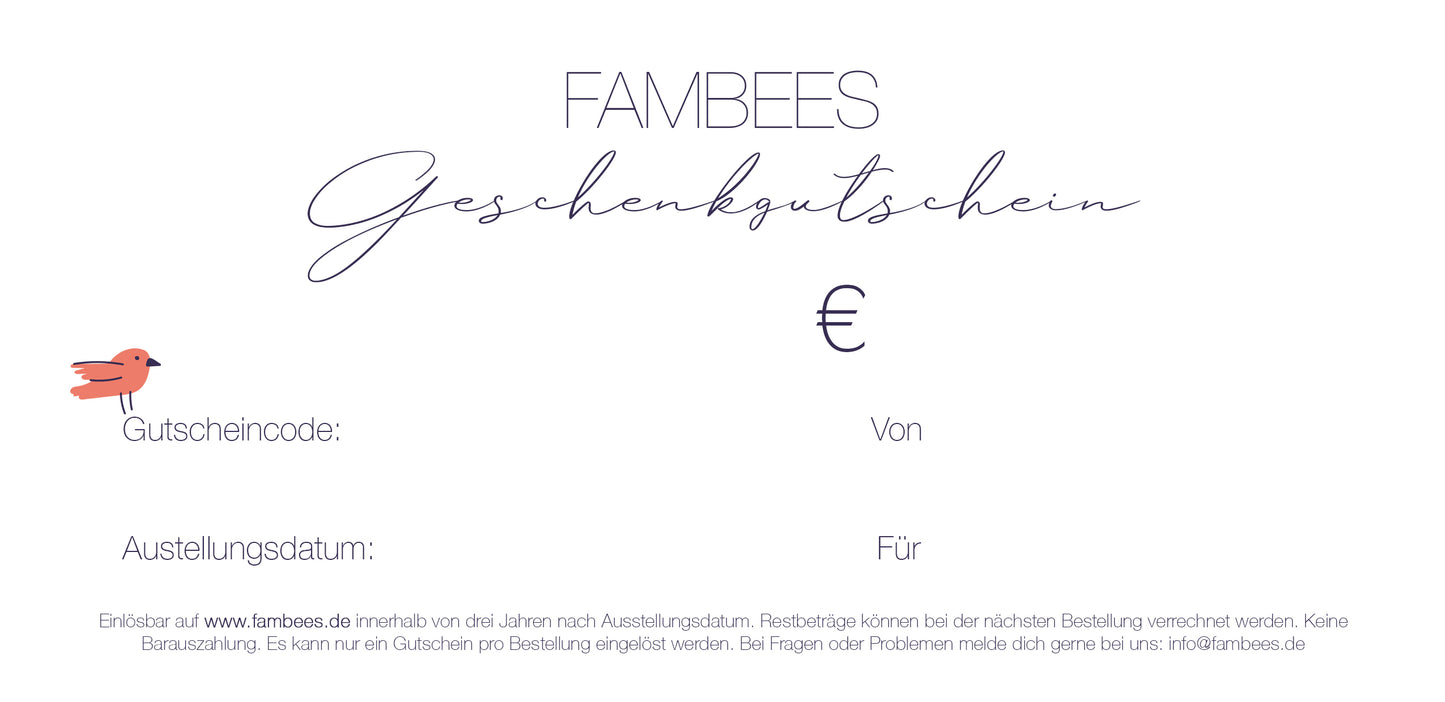 Geschenkgutschein für Kinder