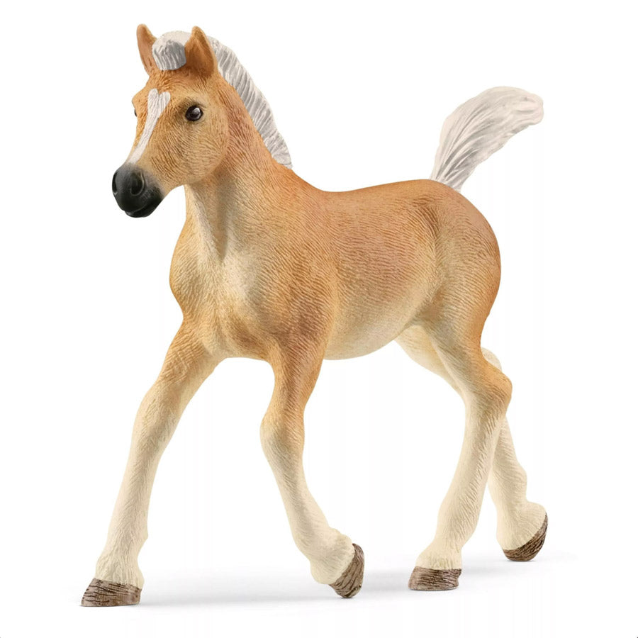 Haflinger Fohlen als Schleich-Figur in verschiedenen beige-Tönen