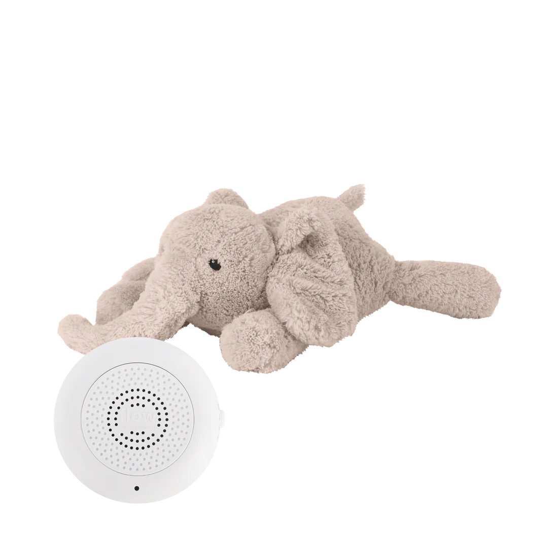 Der Heartbeat Comforter Elefant George in der Farbe Blush von Flow.