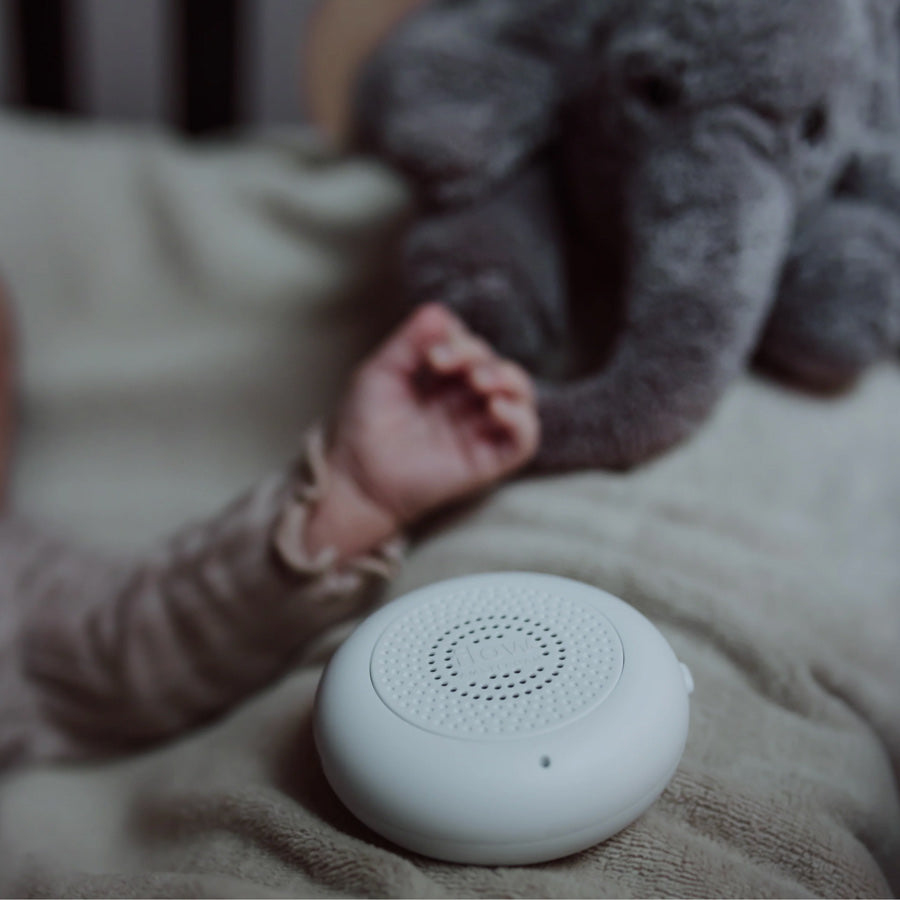 Lautsprecher der Marke Flow für die Heartbeat Comforter für Babys