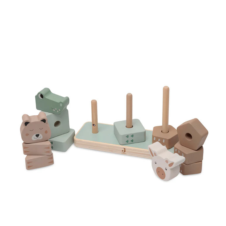 Holz-Stapelturm Jungle Jambo