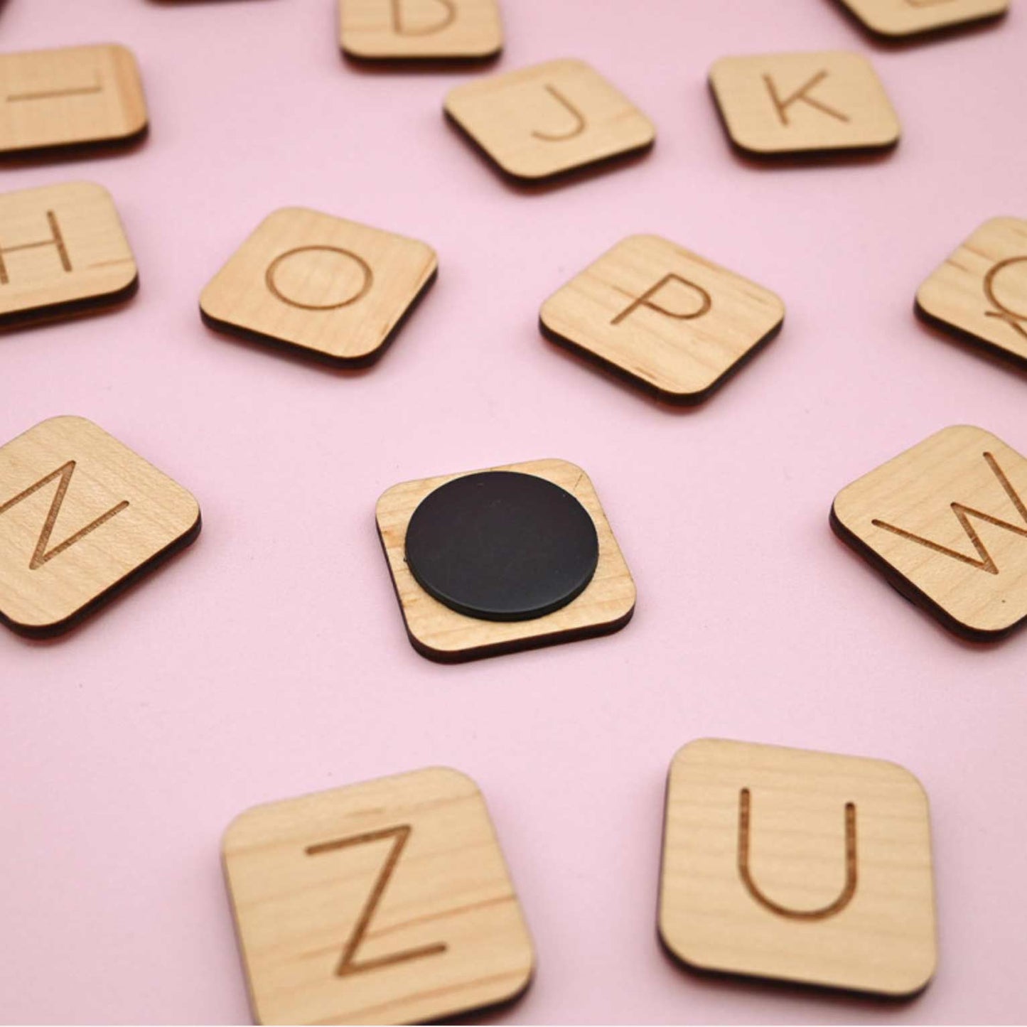 Holzmagnete Buchstaben
