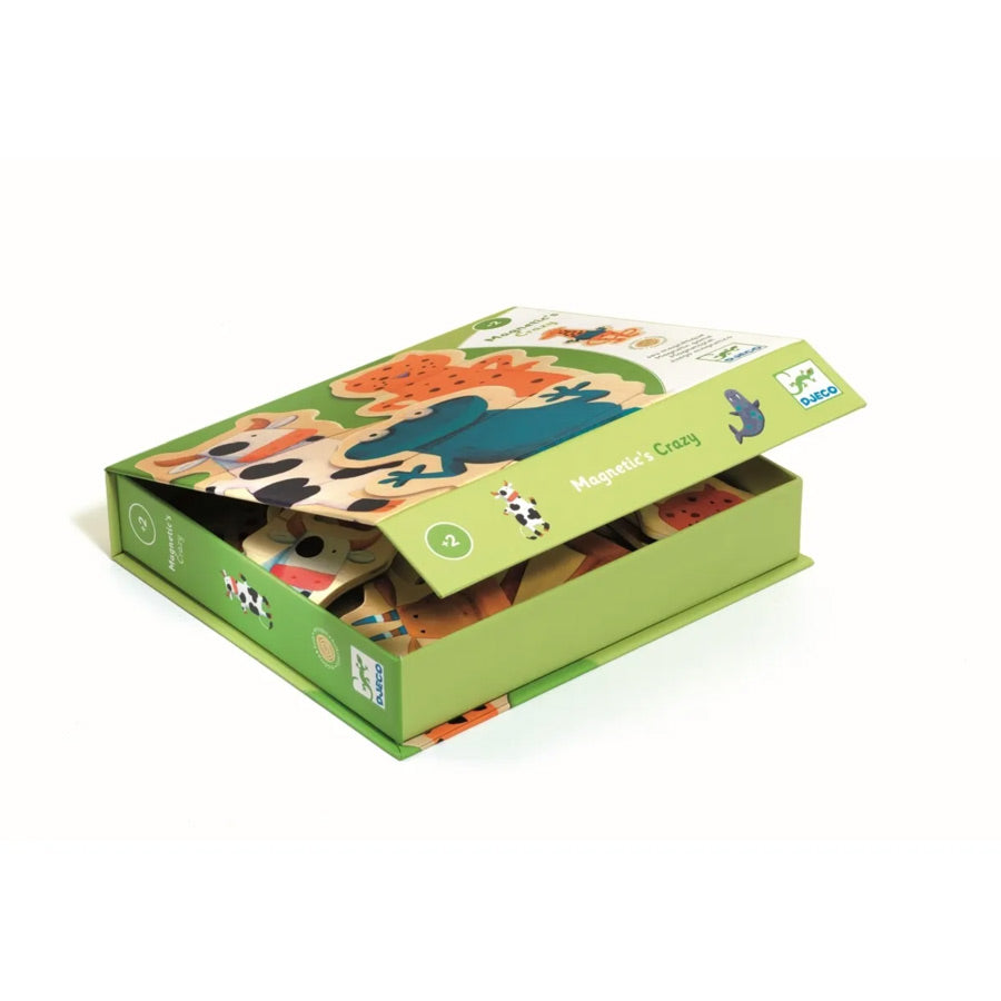 Praktische Aufbewahrungsbox der Magnete zum leichten Öffnen für Kinder.