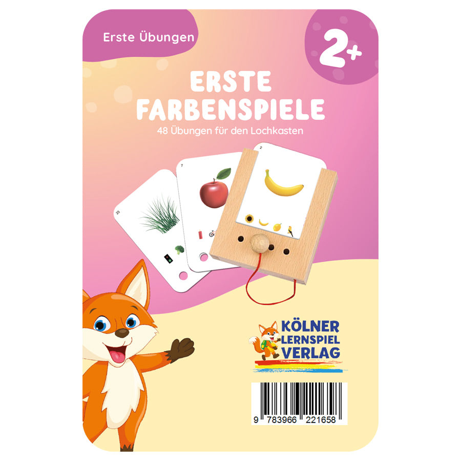 Lochkarten Erste Farbenspiele vom Kölner Lernspielverlag
