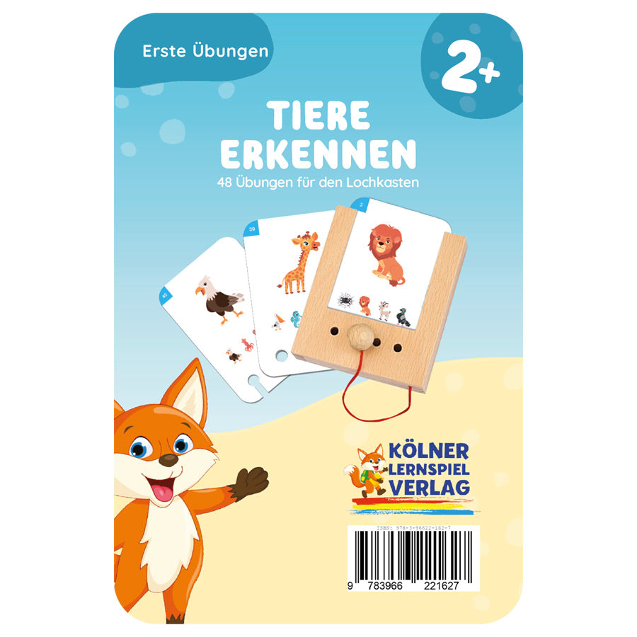 Lochkarten Tiere erkennen vom Kölner Lernspielverlag
