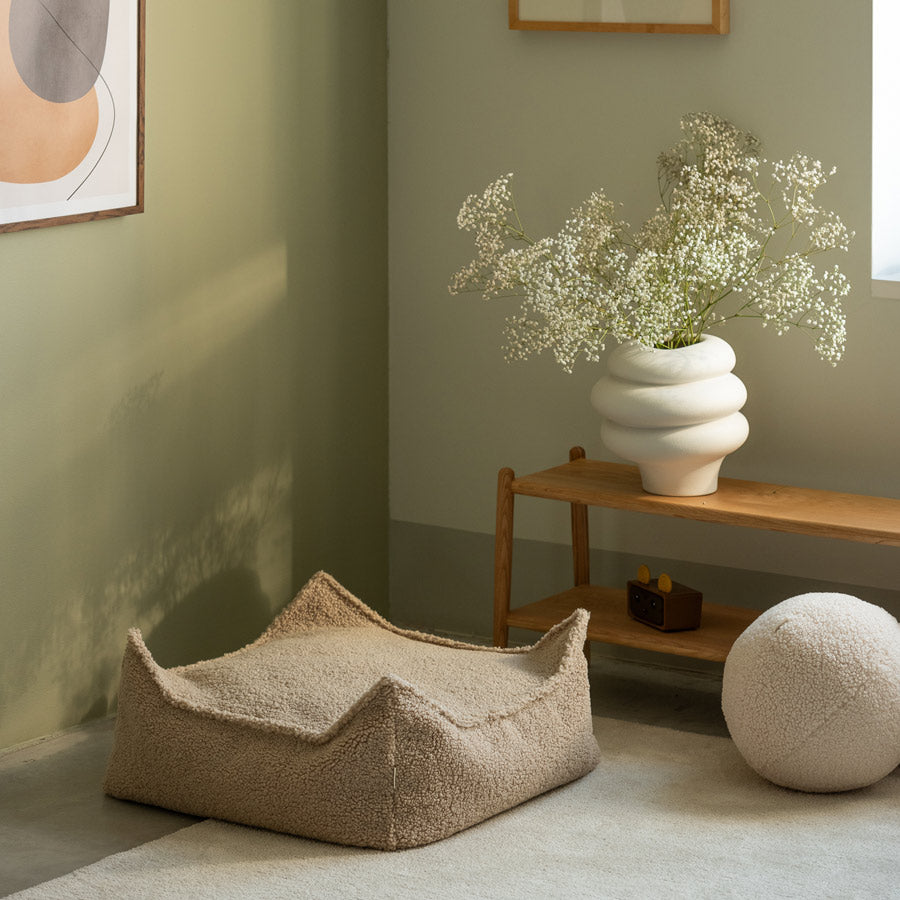 Kindersitzsack - Ottomans Square - Teddy | Kinderzimmer-Möbel