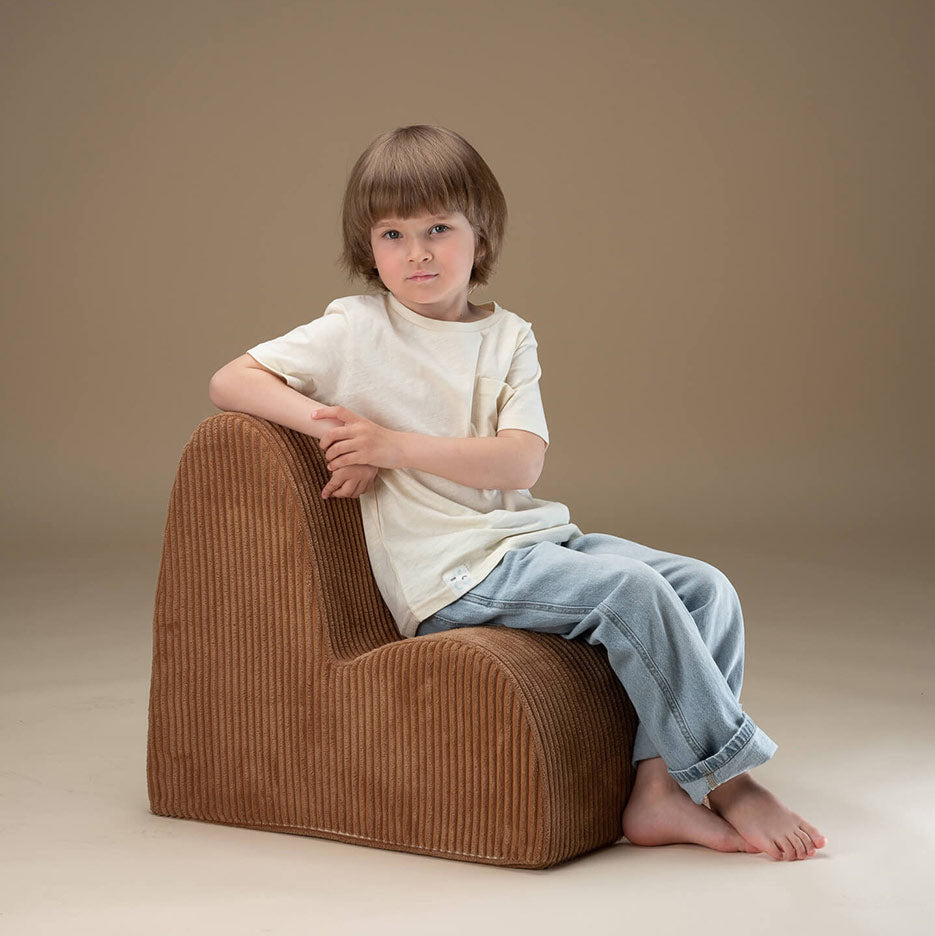 Kindersessel Wolke - Cord | Spielmöbel für Kinder