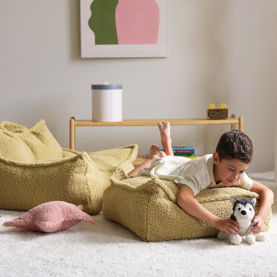 Kindersitzsack - Ottomans Square - Teddy | Kinderzimmer-Möbel
