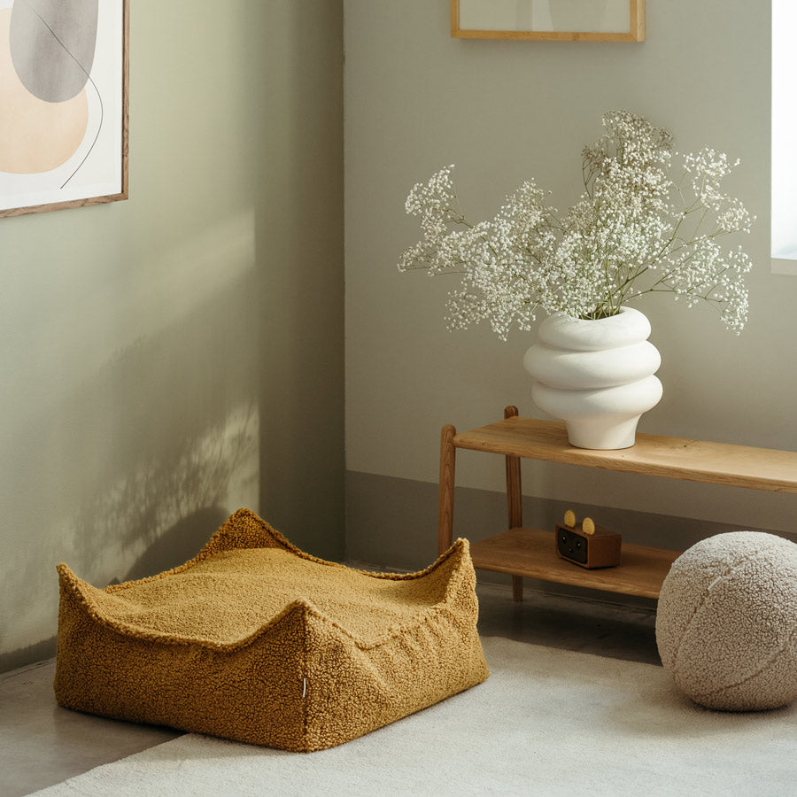 Kindersitzsack - Ottomans Square - Teddy | Kinderzimmer-Möbel