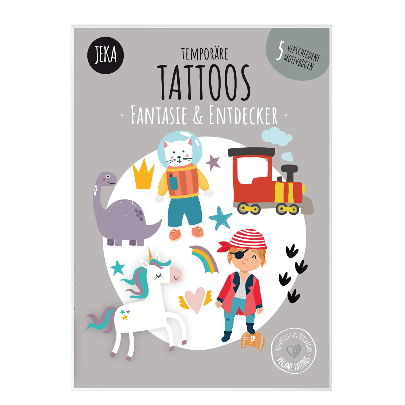 Temporäre TATTOOS - FANTASIE & ENTDECKER
