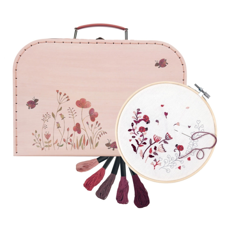 Stickset „Marienkäfer“ mit Koffer und Material