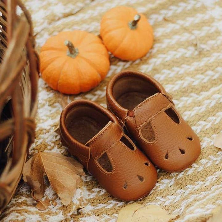 Babyschuhe Braune Mokassins