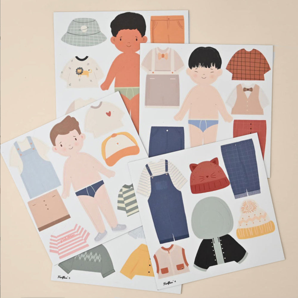 Ferflex-MAGNETE: Dress-up Jungen