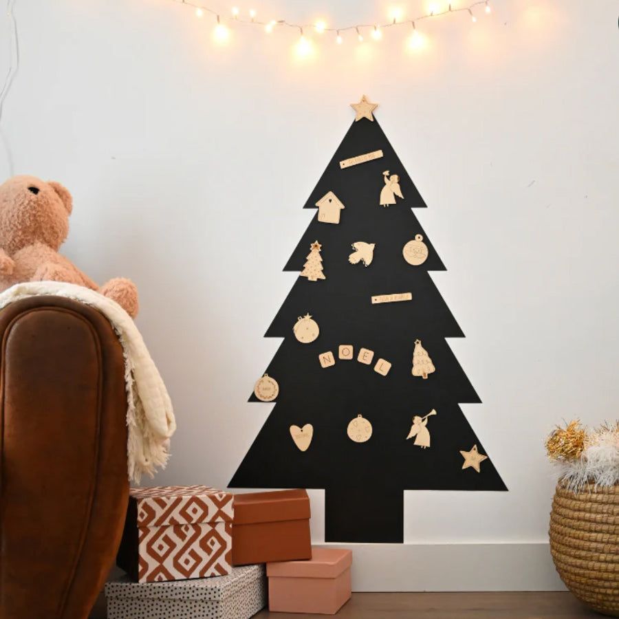 tannenbaum aufbewahren bis weihnachten Magnettafel Tannenbaum mit Holz-Magneten – FAMBEES