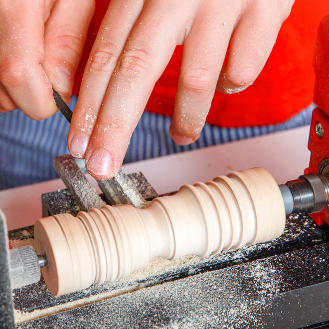 Drechselfunktion mit der Stichsäge für Kinder