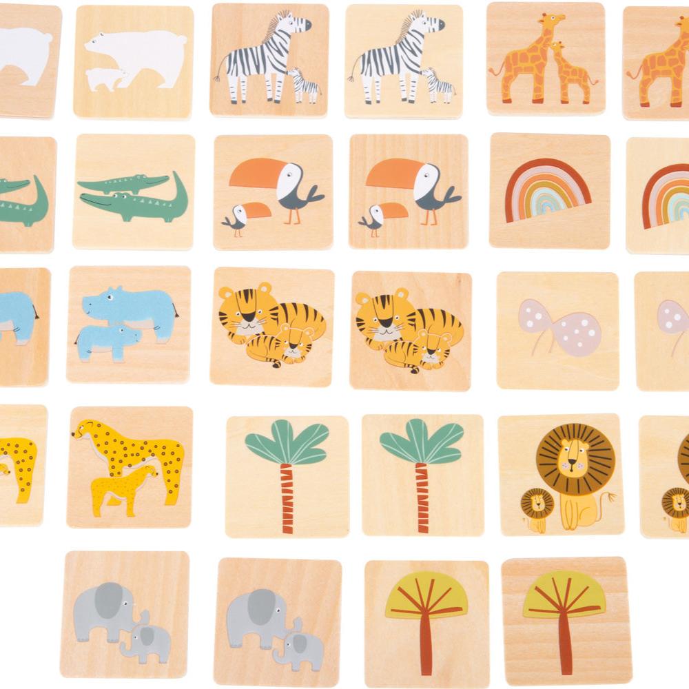 Memo Safari Spiel für Kinder von Small Foot.