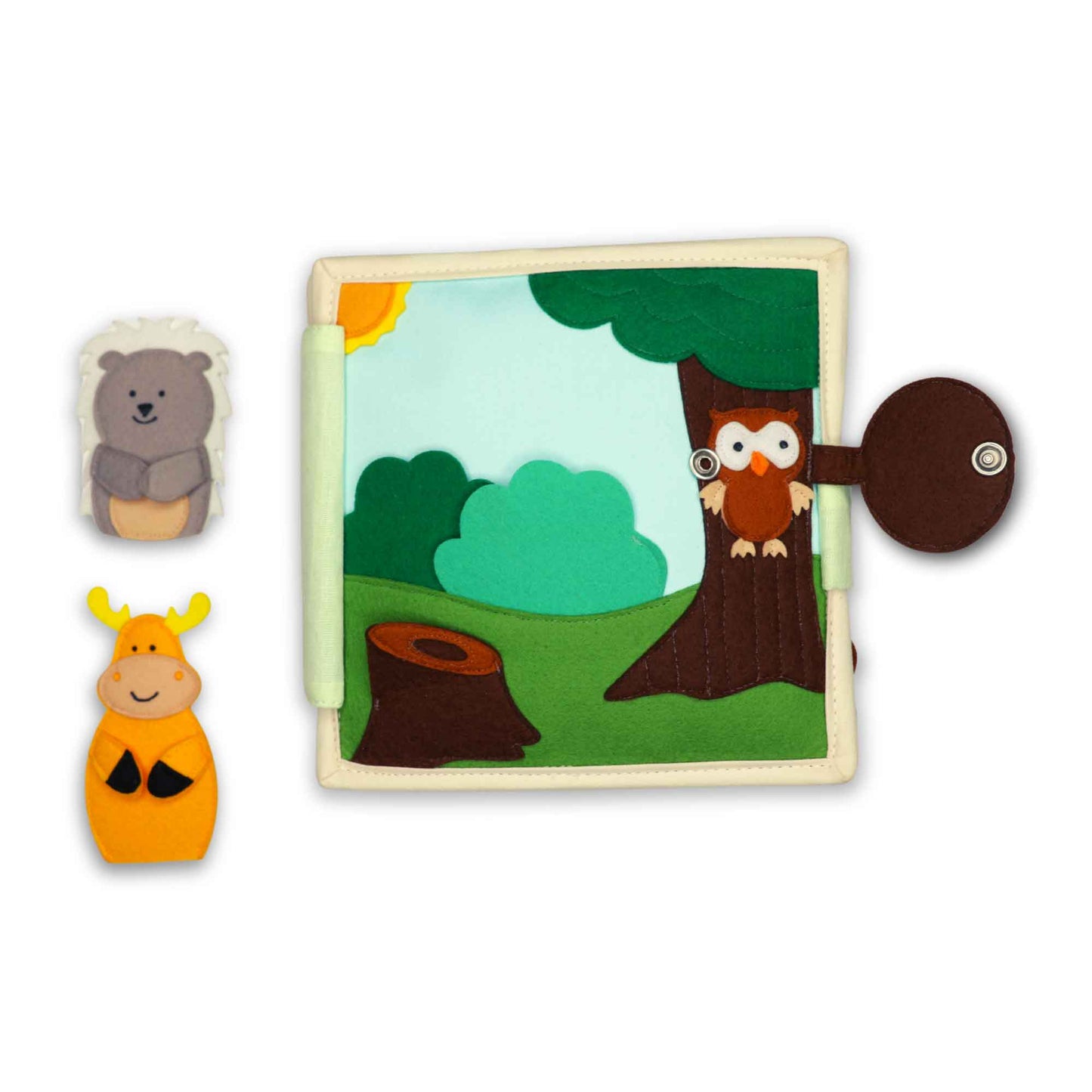 Mini Quiet Book Tierfreunde