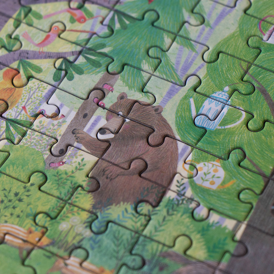 Das Puzzle ist sehr schön illustriert und man kann viele Details entdecken.