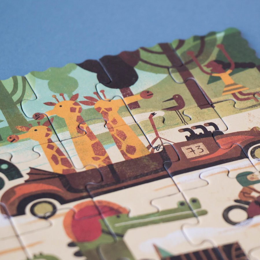 Das Puzzle von Londji ist nachhaltig aus Papier und Pappe hergestellt.