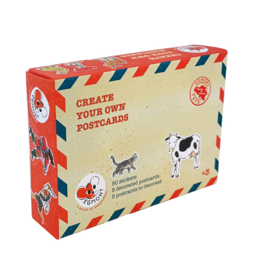 Kreativ-Set Postkarten mit Stickern | Bastelset