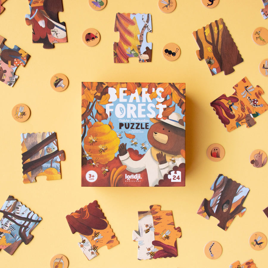 Das Puzzle von Londji ist liebevoll illustriert und kommt in einer stabilen Verpackung.