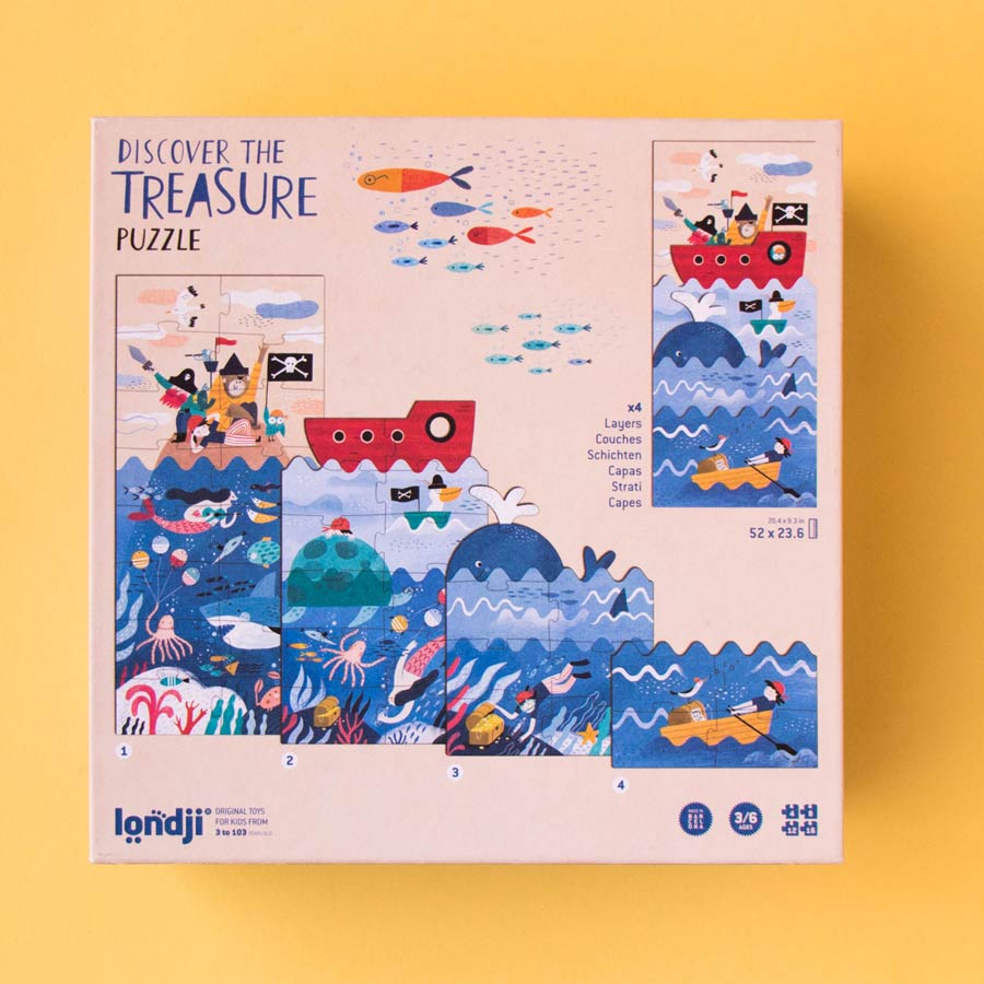 Das Puzzle ist geeignet für Kinder von 3 bis 6 Jahren.