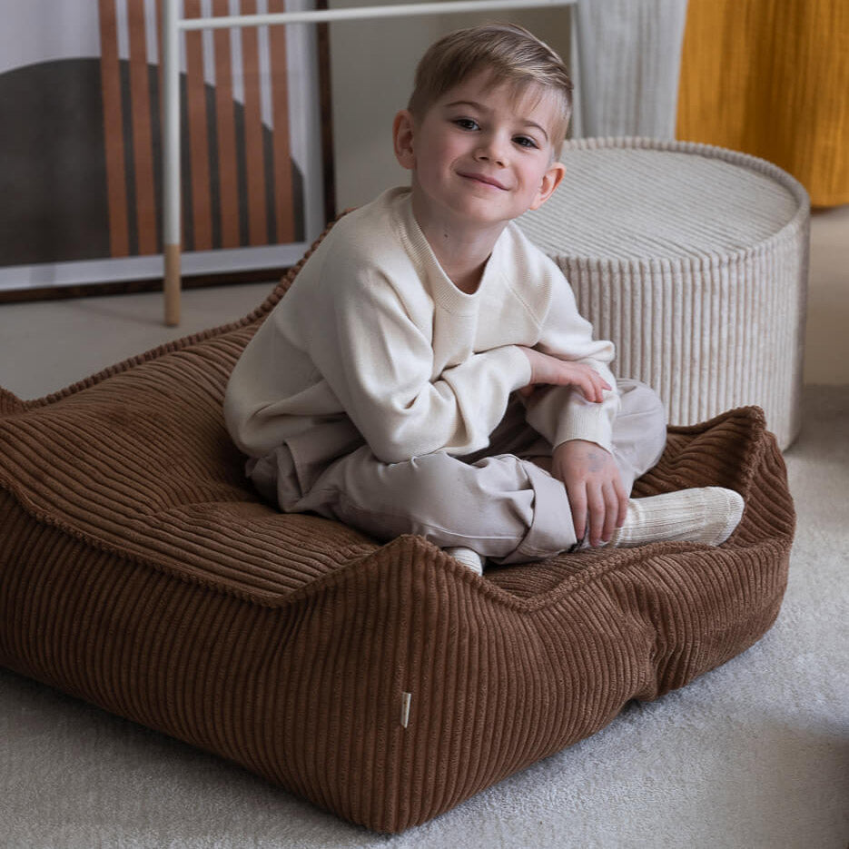 Kindersitzsack - Ottomans Square - Cord | Kindermöbel