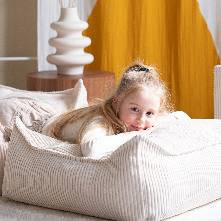Kindersitzsack - Ottomans Square - Cord | Kindermöbel
