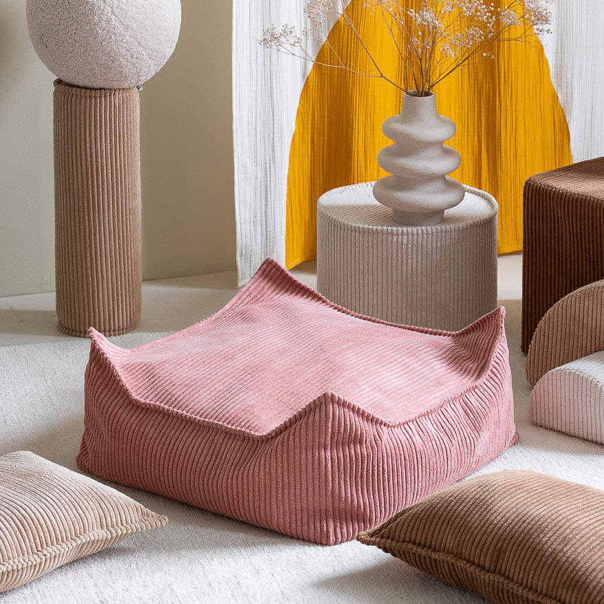 Kindersitzsack - Ottomans Square - Cord | Kindermöbel