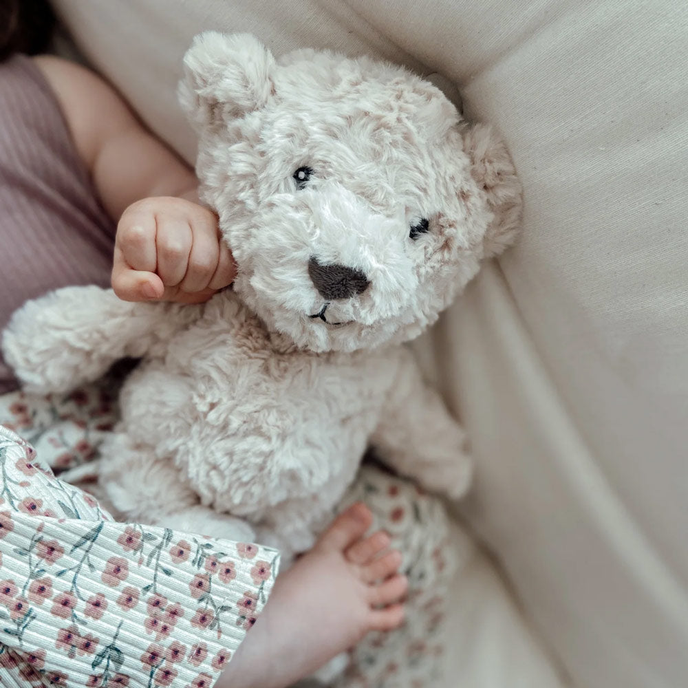 | Lou Heartbeat FAMBEES Babygeschenk Comforter Teddybär |