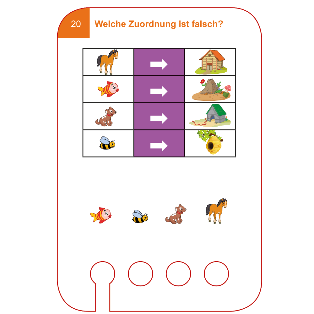 Steckspiel für Kinder ab 5 Jahren von den Kölner Lernspiele.