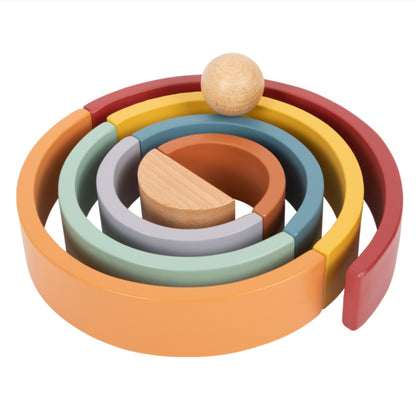 Regenbogen Holzbausteine 