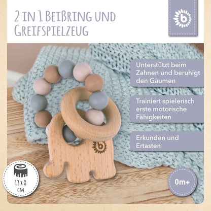 Greifling Beißring Elefant