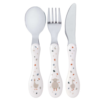 Besteck-Set für Kinder - Löffel, Messer, Gabel