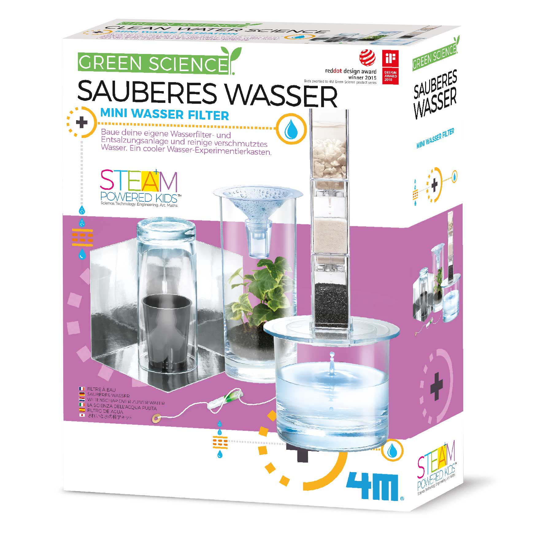 Experimentierset Sauberes Wasser