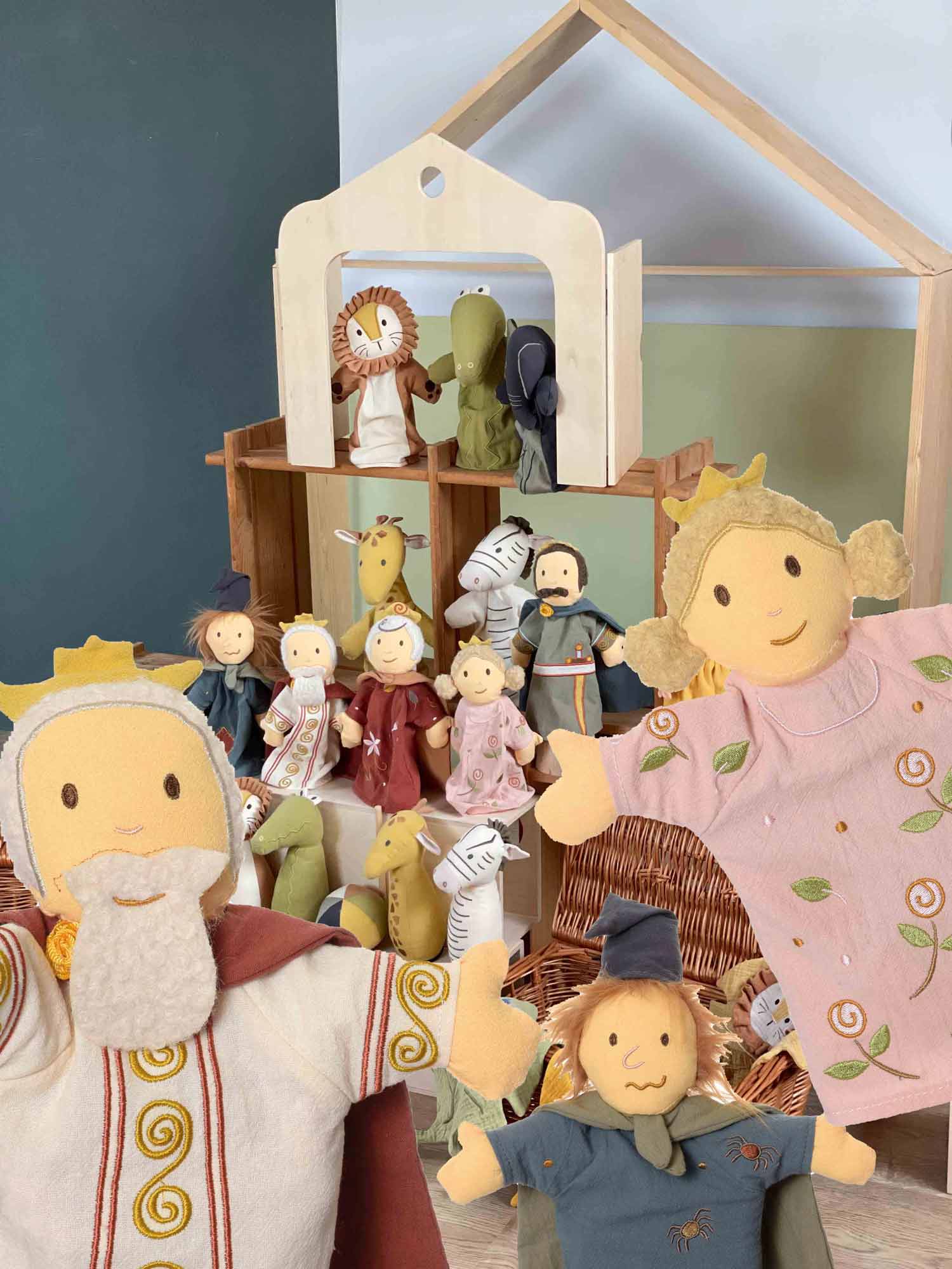 handpuppen aufbewahrung Handpuppe König für Kinder