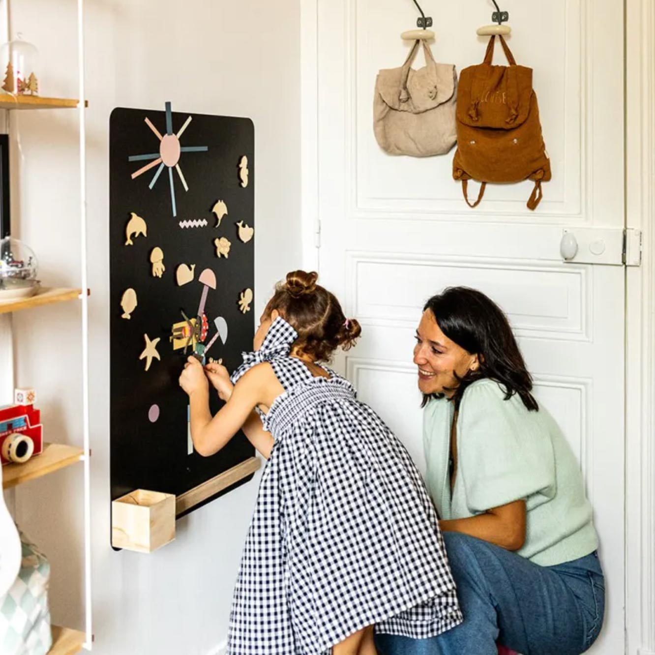 Holzmagnete Ozean für Kinder	