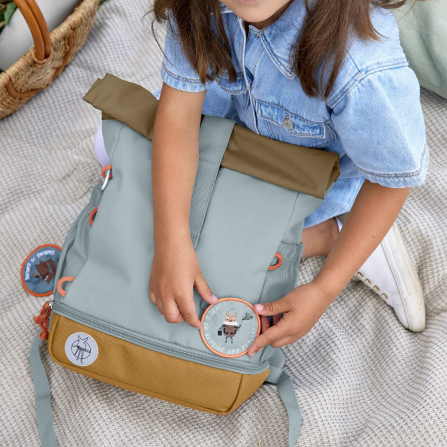 Kindergartenrucksack von Lässig in der Farbe hellblau