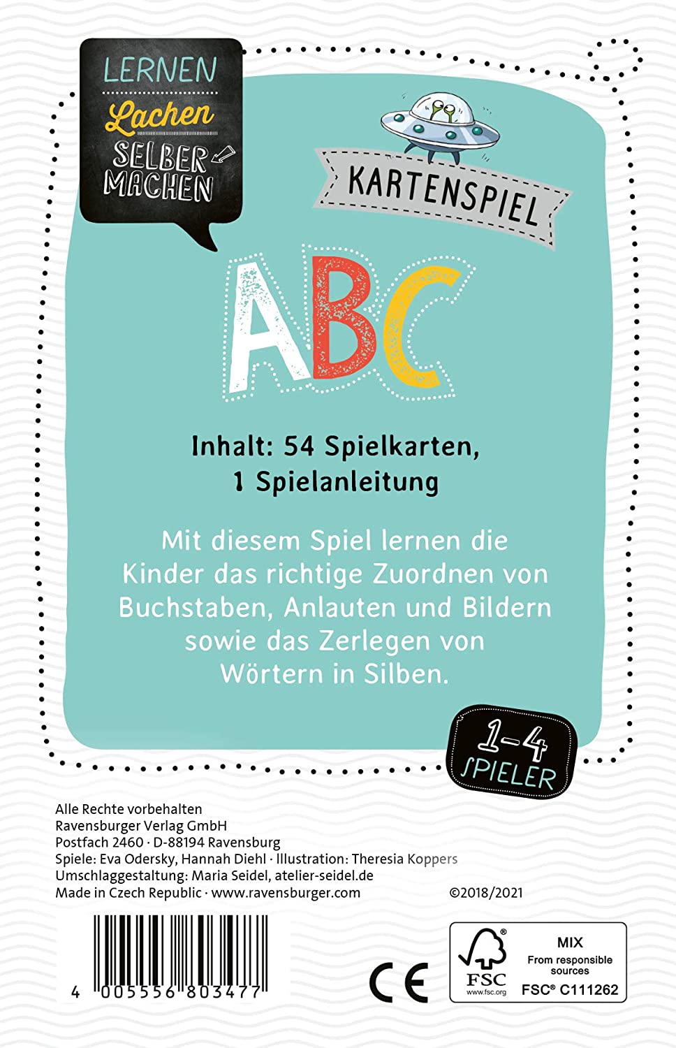 ABC-Kartenspiel Zum Lernen