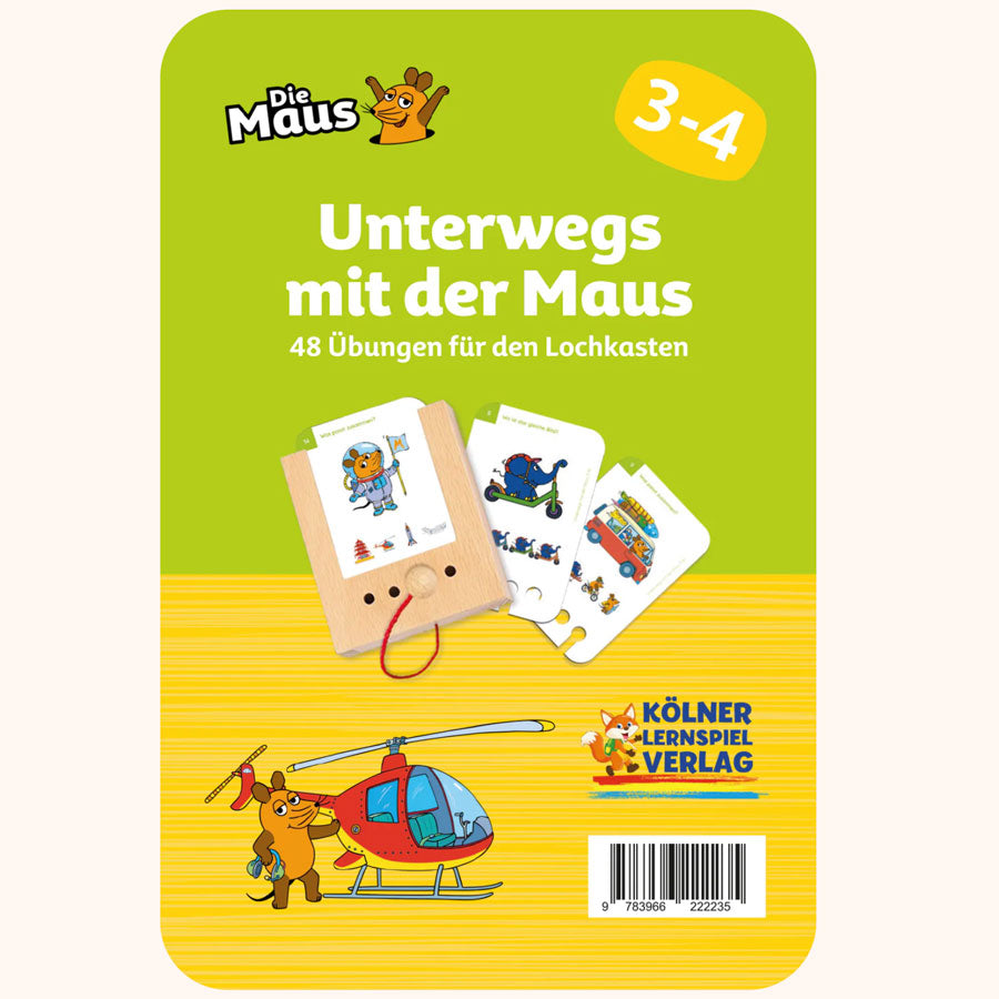 Karten-Sets ab 3 Jahren für Lochkasten