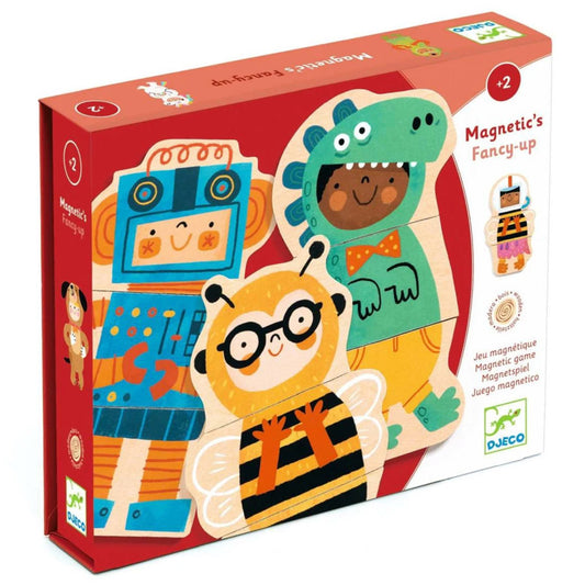 Magnete für Kinder mit Puzzle aus Holz Fancy Up