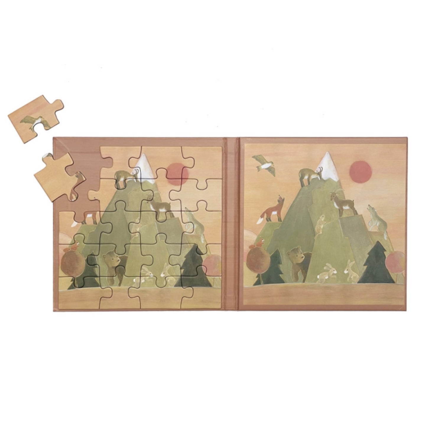 2 Magnetpuzzle BERGE