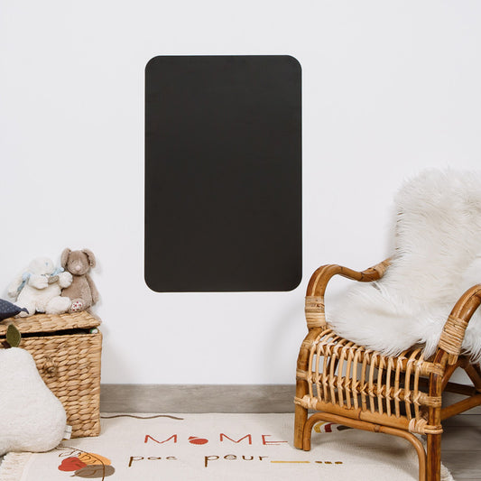 ZWEITE CHANCE: Magnettafel ECKIG S - Schwarz - inkl. Magneten