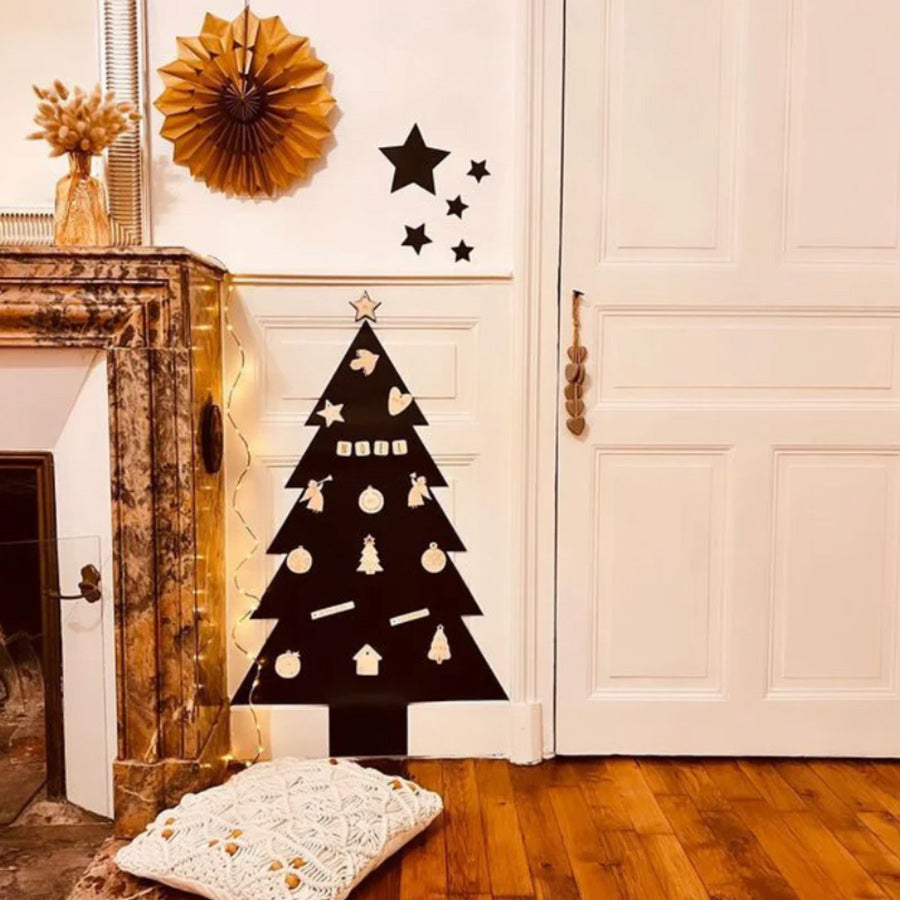 Die Magnettafel Tannenbaum mit Sternen ist eine tolle Dekoration in der Weihnachtszeit