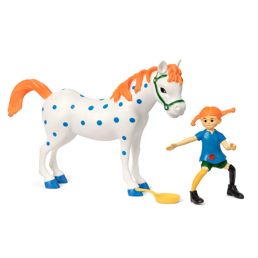 Pippi Langstrumpf und Kleiner Onkel als Spielfiguren für Kinder