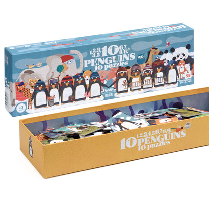 In der Box lassen sich alle Puzzleteile sicher wieder verstauen. 